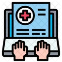Online Medical Report Medical Report Online Icon