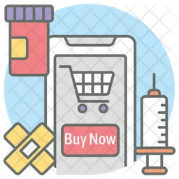 Online Medical Store  Icon