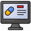 Online Medication Medicine Icon