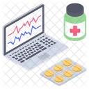 Online Medication Online Pharmacy Online Medicine Icon
