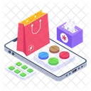 Online Medicines Shopping  Icon