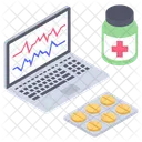 Online Medikamente Online Apotheke Online Medizin Icon