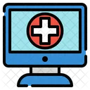 Computer Gesundheitswesen Krankenhaus Symbol