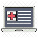 Online Laptop Medizin Symbol