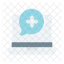 Online Medizin Gesundheitswesen Online Symbol