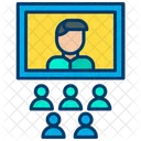 Online Meeting Video Conference Meeting Icon