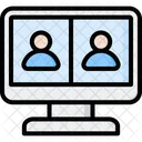 Online meeting  Icon