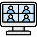 Online meeting  Icon