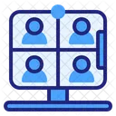 Online Meeting Meeting Conference Icon