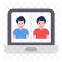 Video Call Meeting Video Conference Icon