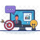 Online Meeting Icon Vector アイコン