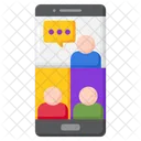 Online Meeting App  Icon