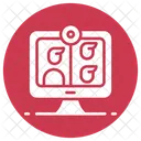 Online Meeting  Icon