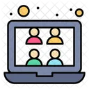 Online Meeting  Icône