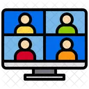 Online Meeting  Icône