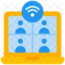 Online Meeting  Icon