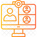 Online Meeting  Icon