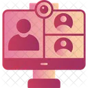 Online Meeting  Icon