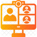 Online Meeting  Icon