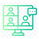 Online Meeting  Icon