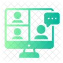 Online Meeting  Icon