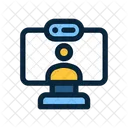 Online Meeting Conference Icon