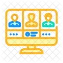 Attendee Networking Conference Icon