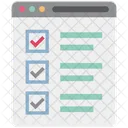 Online Memo Online Checklist Web Checklist Icon