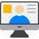 Online mentoring  Icon