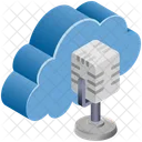 Cloud Computer Mikrofon Icon