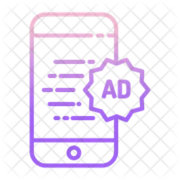 Online Mobile Advertising  Icon