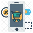 Online Mobile Store Icon