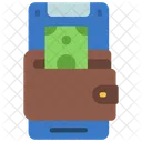 Online Mobile Wallet  Icon