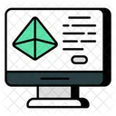 Online Model Online Design Online Geometry Icon