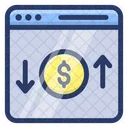 Online Money Online Transaction Digital Business Icon