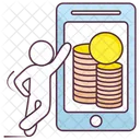 Online Money Online Cash Online Currency Icon