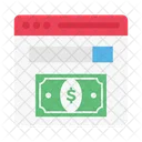Browser Webpage Dollar Icon