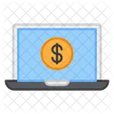Online Payment Online Money Online Dollar Icon