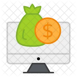 Online Money  Icon