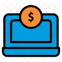 Online Money Dollar Finance Icon