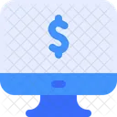 Monitor Money Payment Icon