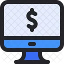 Monitor Money Payment Icon