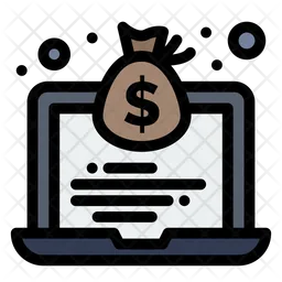 Online Money  Icon