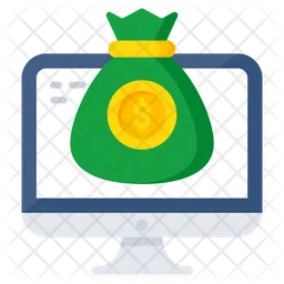 Online Money  Icon