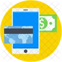 Online Money Work Icon