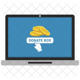 Online money donate  Icon