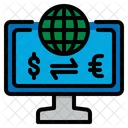 Online Money Exchange Online Currency Exchange Global Exchange Icône