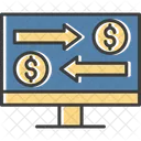 Online Money Exchange Online Money Transfer Currency Exchange Icon