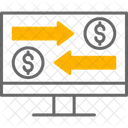 Online Money Exchange Online Money Transfer Currency Exchange Icon