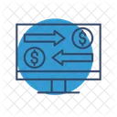 Online Money Exchange Online Money Transfer Currency Exchange Icon